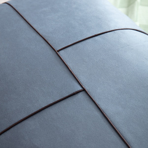 Upholstered Headboard <b>Cushion</b> Rectangle Solid Color Polyester Cotton Lumbar Support Washable Bedding - Product Image 3