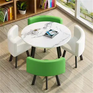 Conjunto de mesa de madeira com 6 cadeiras, cadeiras luxuosas e modernas de mármore, cadeiras para sala de jantar e mobiliário