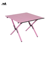 Ensemble de chaises pliantes Kermit pour le camping avec table pliante Egg Roll en acier carbone, mobilier de pique-nique portable pour l'extérieur