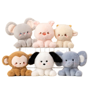 Lindo compañero de mesa muñeca suave hecho a mano animales de peluche juguetes pequeños adornos y juego de aprendizaje perfecto regalo de cumpleaños niños - Product Image 6