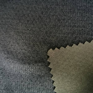 Tissu en <span class=keywords><strong>maille</strong></span> œil-de-perdrix 100 % polyester tricoté, imperméable et respirant, conception personnalisée pour vêtements de sport et ameublement pour filles - Product Image 2