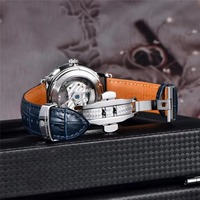 Montre mécanique de loisirs pour homme PAGANI DESIGN PD-1796, nouvelle marque, mode, 100 m étanche, tourbillon, fuseaux horaires multiples, automatique.