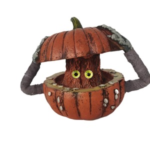 Muñeca de Látex con Forma de Calabaza de Halloween, Decoración Interior con Luz, Regalo Personal - Product Image 1