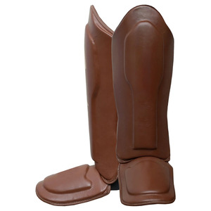 Protector de Espinilla de Cuero para Boxeo, Diseño Personalizado, Precio Razonable, Protección Profesional, Talla Personalizada, Nuevo, Suave, para Kick Boxing - Product Image 1