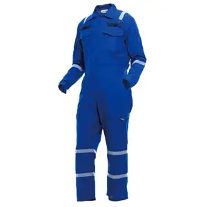 Factory direct sales fireproof 100% cotton flame retardant coveralls for mining