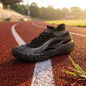 Chaussures de course pour hommes respirantes avec doublure en maille, rehaussantes, à lacets, polyvalentes pour le printemps/l'automne en extérieur - Product Image 3