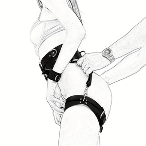 Harnais en cuir pour les fesses, <span class=keywords><strong>porte</strong></span>-jarretelles sexy, lingerie féminine BDSM, harnais de corps érotique, <span class=keywords><strong>porte</strong></span>-jarretelles de jambe, jouet fétiche, vente en gros 2026 - Product Image 1