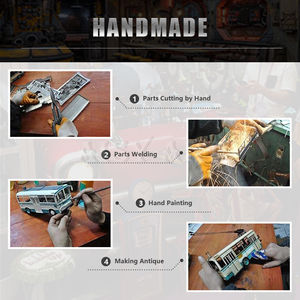 Decoración de Pared con Parrilla Delantera de Coche Industrial Vintage, Escultura de Arte Automotriz de Metal para Bar, Restaurante o Sala de Juegos - Product Image 5