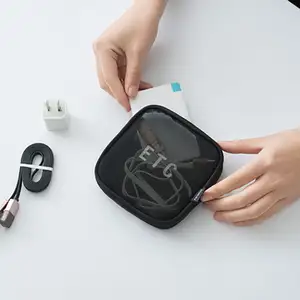 Wasserdichte transparente Nylon-Make-up-Tasche, kunden spezifisches Logo, klein, groß, Reise-Kits