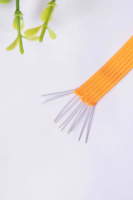 Haute élasticité 5mm plat sergé rayé bandes élastiques tressées 144Yard rouleau