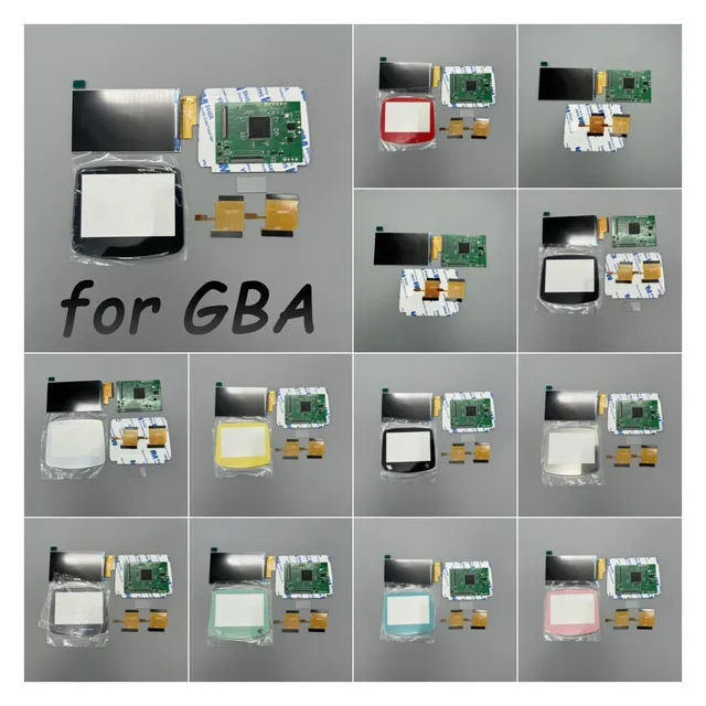 2.9inch Screen for GBA High Brightness for Game Boy Advance Ips LCD Screen Point-to-point Repair Replacement Screen