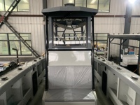 Nouveau Catamaran Familial de Luxe en Aluminium OEM 7,3m de Ponte, 2,46m de Console Centrale, Bateau de Pêche avec Moteur Hors-Bord à Essence, Durable et Grande Capacité de Charge
