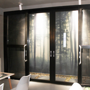 Modern Design Aluminum <strong>Patio</strong> Glass <strong>Security</strong> Trackless Sliding <strong>Doors</strong> Exterior Double Glazed Soundproof Balcony with Screen - Product Image 4