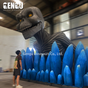 Tùy chỉnh animatronic mô hình phim nhân vật ngoài trời không thấm nước kích thước lớn thực tế bộ xương người đàn ông - Product Image 2