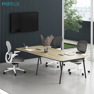 Contemporary Modern Wooden Conference <b>Table</b> Durable <b>Office</b> Furniture for Meeting Rooms - Product Image 1