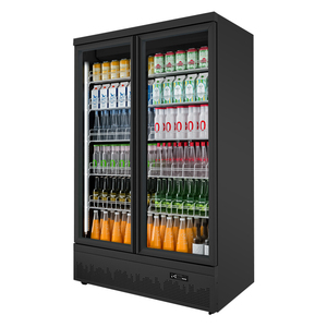 Équipement de refroidissement Réfrigérateur à compresseur numérique avec porte vitrée Vitrine réfrigérée Réfrigérateur <span class=keywords><strong>Redbull</strong></span> 220V Application bar supermarché - Product Image 2