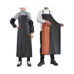 ผ้ากันเปื้อนยางพีวีซีกันน้ำกันฝุ่นกันฝุ่นสำหรับการแปรรูปเนื้อสัตว์และอาหารใช้ในอุตสาหกรรมรีไซเคิล - Product Image 1