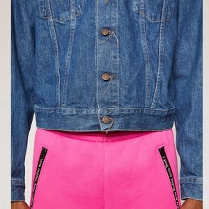 Veste en Jean délavée pour homme, haute qualité, bleu foncé, vente en gros - Product Image 6