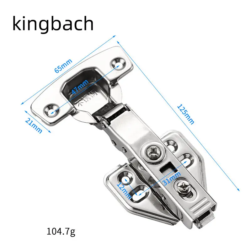 kingbach cabinet hinge 201 Stainless Steel Furniture Hinges disassembly kitchen cabinet supplier aluminum door hinge box