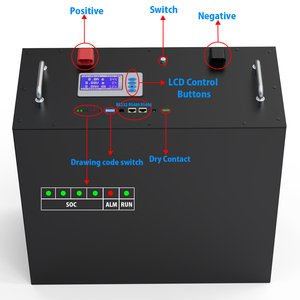 Batería de Fosfato de Hierro y Litio de 12V 24V 48V 20Ah 100Ah 200Ah 280Ah 300Ah para Sistemas Solares, Fabricante Compatible con OEM y ODM - Product Image 2