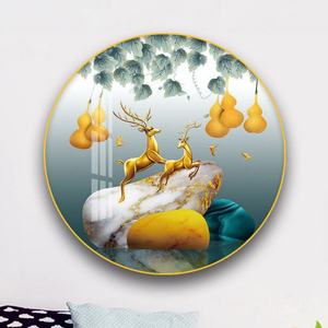 Peinture diamant 5D moderne, impression sur porcelaine, art mural en cristal pour chambre à coucher, décoration personnalisée, vente directe d'usine - Product Image 6