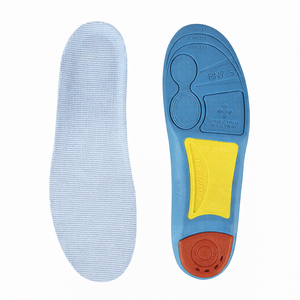 Semelles de sport respirantes avec mousse à mémoire de forme PU et gel, absorption des chocs intégrée, semelle intérieure pour chaussures de course en mousse de silicone - Product Image 1