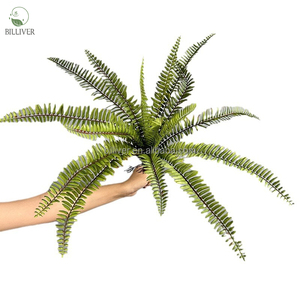 Simulation de la fougère de Boston Bush herbe persane pour la décoration de la maison plante de fougère de vigne Faux verdure laisser la plante <span class=keywords><strong>feuille</strong></span> artificielle <span class=keywords><strong>lierre</strong></span> grand - Product Image 3