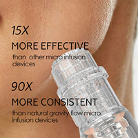 Masseur facial portable Taida K20 Glow Pin, stimulateur de micro-infusion avec pompe sans air pour une diffusion rapide et précise des sérums