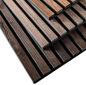 Panneaux acoustiques en bois <span class=keywords><strong>de</strong></span> placage 60x60cm Plafond <span class=keywords><strong>de</strong></span> mur <span class=keywords><strong>de</strong></span> hall d'auditorium <span class=keywords><strong>de</strong></span> style européen et <span class=keywords><strong>américain</strong></span> écologique pour <span class=keywords><strong>studio</strong></span> d'hôtel - Product Image 2