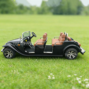 Voiture électrique vintage classique, buggy à 4 roues, carrosserie en acier, batterie au lithium, véhicule de loisirs - Product Image 5