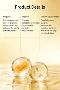 Crème hydratante raffermissante <span class=keywords><strong>anti</strong></span>-rides professionnelle avec propolis et peptides pour des résultats repulpants, toujours efficaces. - Product Image 2