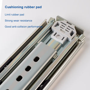 Möbelbeschläge Vollauszug Kugellager Schwerlast Geräuscharm 76mm Schubladenschiene für Küche & Außenbereich - Product Image 2