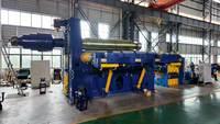 Máquina Laminadora de Placas de 3 Rodillos Totalmente Hidráulica de Alta Resistencia 80X3500, Rodillo Doblador de Chapa de Acero con Distancia entre Centros Variable Universal