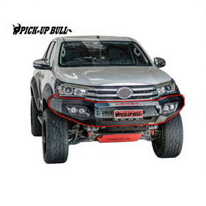 <span class=keywords><strong>Armando</strong></span> Hilux Revo de acero Barra de parachoques delantero de acero para Hilux revo rocco 2015-2021 parachoques del coche auto sistema - Product Image 1
