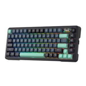 Bàn phím chơi game không dây OEM ODM K724 PRO 81 phím, kiểu gasket, màn hình TFT, núm xoay, kết nối ba chế độ, giảm tiếng ồn 5 lớp, nhỏ gọn 80S - Product Image 1
