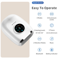 Phenitech Bestseller Touchscreen Handflächenmassagegerät mit Großem LCD-Display, Wärmefunktion, Luftdruck und Vibration