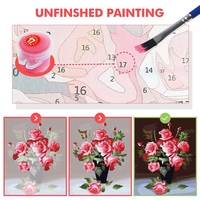 Nouveaux arrivages Nouveau classique Portrait acrylique sexe dame main peinture cadeaux pour petite amie/femme bricolage chiffres peinture par numéro