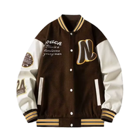 Veste de baseball personnalisée Hip Hop Varsity, broderie vintage, veste de baseball pour homme, veste de baseball unisexe