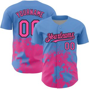 Maillot de baseball personnalisé unisexe pour adulte, respirant, sublimé, avec nom, numéro et logo d'équipe - Product Image 1