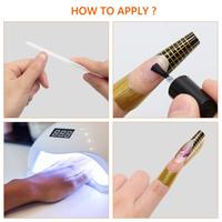 Logo personnalisé marque privée 500 pièces gel ongles forme papier acrylique ongles double système formes acrylique ongles formes professionnel