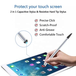 Nhà Máy Bán Buôn 2 In1 Khuyến Mại Phổ Capacitive Stylus Pen Cho Điện Thoại/<span class=keywords><strong>Tablet</strong></span> - Product Image 2