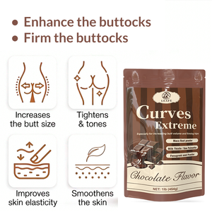 <span class=keywords><strong>Poudre</strong></span> <span class=keywords><strong>de</strong></span> Maca pour l'agrandissement des fesses, saveur chocolat, supplément à base <span class=keywords><strong>de</strong></span> plantes <span class=keywords><strong>de</strong></span> Fenugrec pour l'agrandissement des hanches et des fesses - Product Image 2