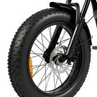 Vélo électrique ZM21-D, moteur 48V 500W 1200W, pneus larges de 20 pouces, batterie 13AH, cadre en aluminium, frein à disque, vélo de montagne pour adultes