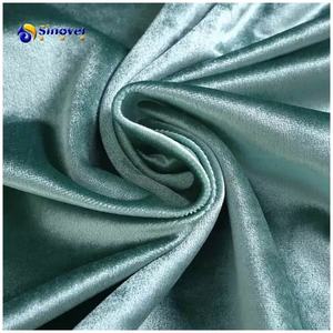 New desgin home textile 100% poliéster fantasia Itália veludo tecido rolo sofá roupas impermeável italiano veludo tecido - Product Image 2