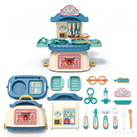 Nouveau Jouet de Cuisine 3-en-1 : Mini Sac à Main en Plastique Portable, Outils et Accessoires pour Jeu de Rôle et Jeu de Table pour Enfants