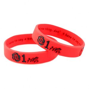 Brassard anti-moustique en caoutchouc blanc 12mm de large en silicone avec un bouton Main Forjustice League Montre Pointes amovibles - Product Image 1