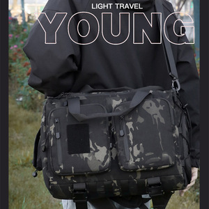 Tactical Backpack Camouflage 18 In <b>Adjustable</b> <b>Straps</b> Outdoor Hiking Cycling Mountaineering Unisex - Product Image 5