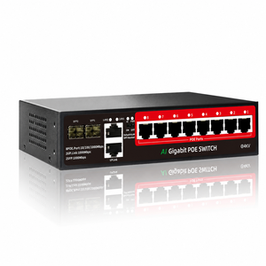8-poorts Gigabit PoE Switch 120W IEEE802.3af/at AI-detectie netwerkswitch met 2 SFP Uplink-poorten voor <span class=keywords><strong>CCTV</strong></span> IP-camera's - Product Image 6