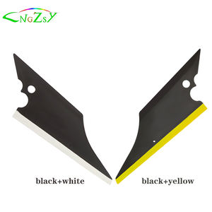 Conquérant grattoir voiture fenêtre feuille teinte raclette fibre de carbone vinyle Auto voiture Wrap outil verre maison nettoyage outil - Product Image 2