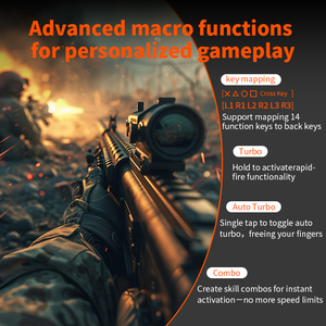 Kit de Remapeo CHARM FOCUS con <span class=keywords><strong>4</strong></span> Palancas Traseras, Compatible con <span class=keywords><strong>Control</strong></span> de PS5 BDM-030/040/050, Modificación DIY con Botón Trasero y Agarre de Goma - Product Image 4